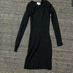 Chic Black Long Sleeve Dress